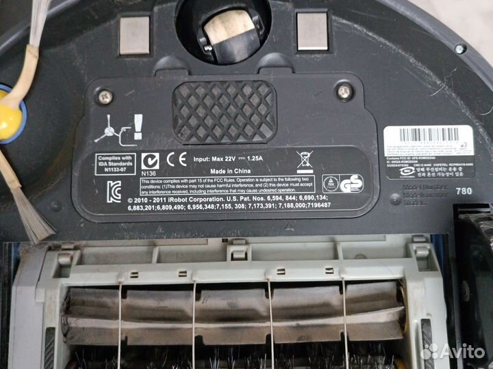 Робот пылесос irobot roomba 780