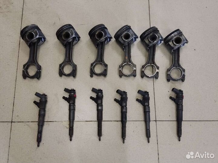 Поршень шатуны, кольца и форсунки бмв Х5 Е53