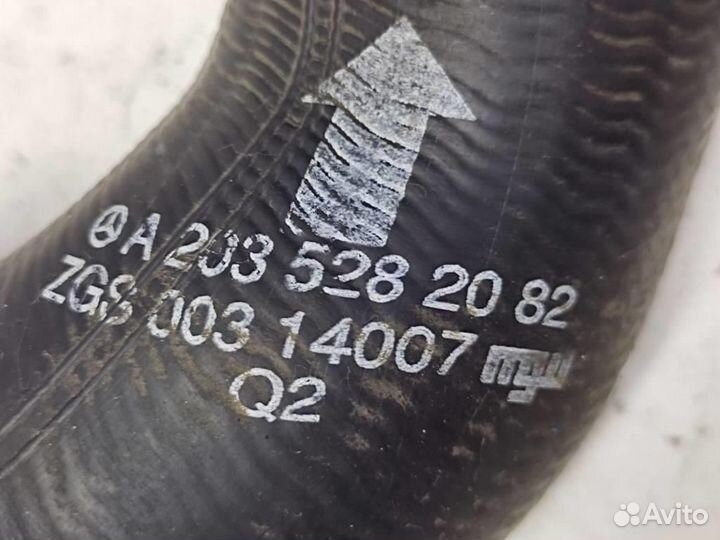 Патрубок интеркулера w203 C-class 646.962 09.20