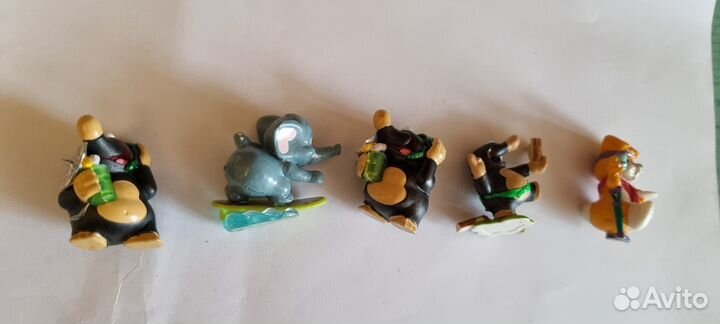 Киндер 90х бегемоты, крокодилы, львы, кроты