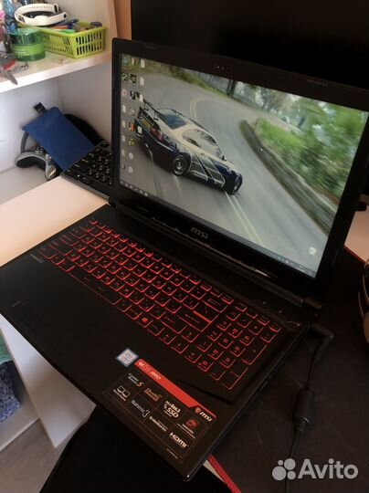 Ноутбук MSI gtx1050ti