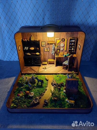 Домик-ферма, румбокс- чемоданчик, для мальчика