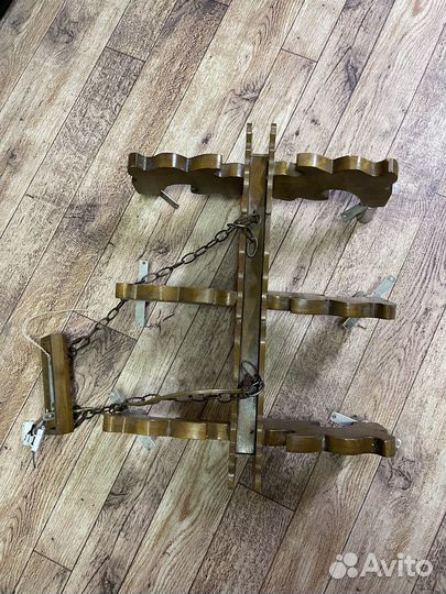 Светильник деревянный