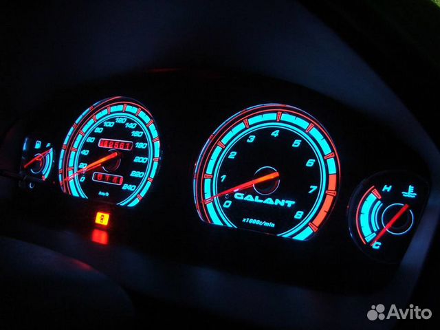 Шкалы приборов Mitsubishi Galant 8 (97-99) EU