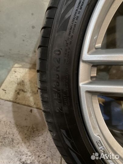 Колеса на Mercedes r20 разноширокие