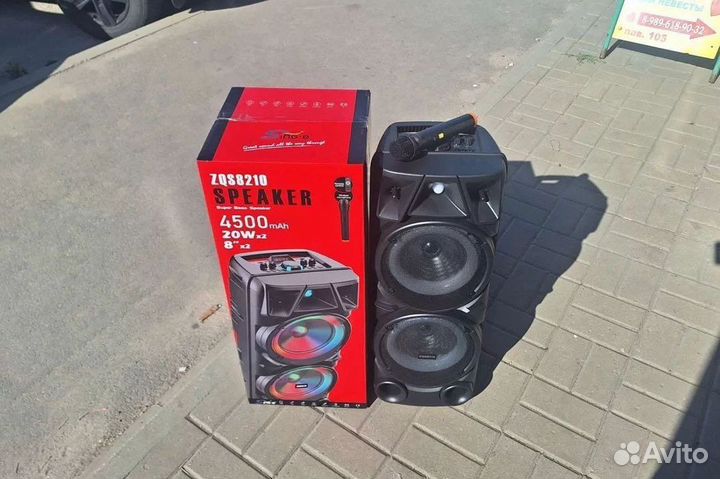 Большая блютуз Колонка zqs 8210