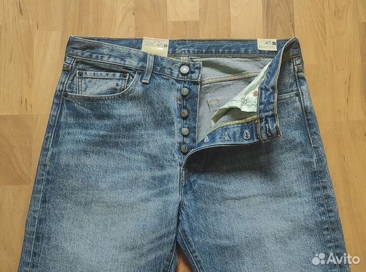 Нов Levi's 501 оригинал 34,32 The Ben Blue