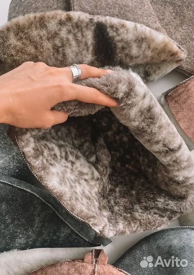 Банные шапки из овчины и войлока