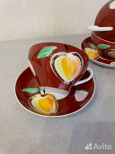 Чайная пара фарфор Дулево