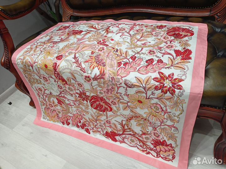 Платок шелковый винтаж kenzo италия