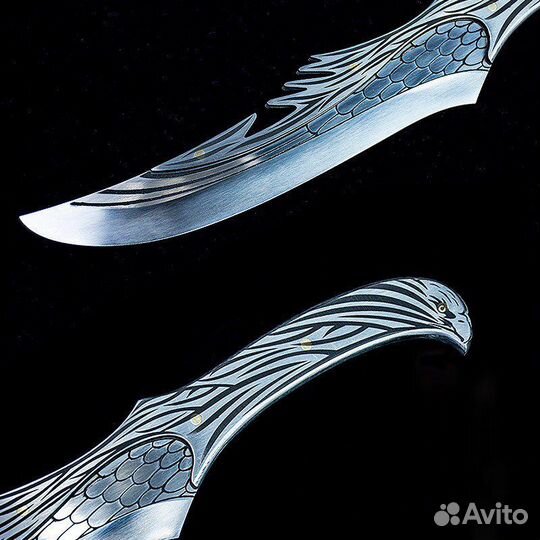 Нож кованный кухонный