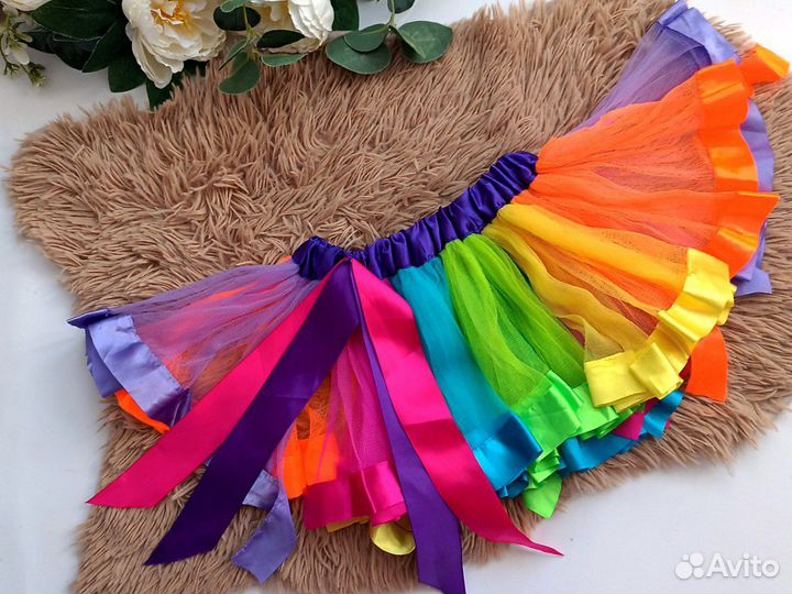 Пышная юбка из Фатина для девочки