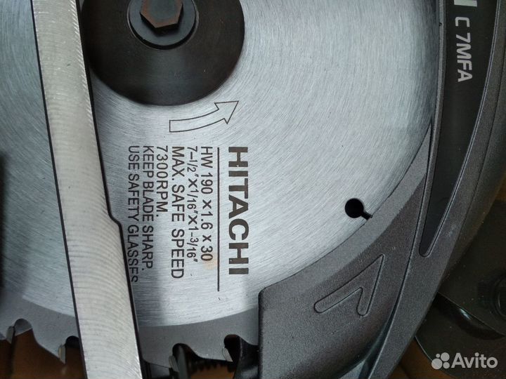 Hitachi пила циркулярная C7 MFA \ 190 mm