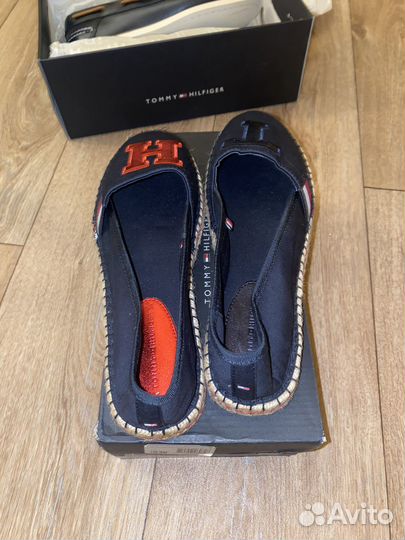 Tommy Hilfiger Monogram Patch Espadrille (Blue)