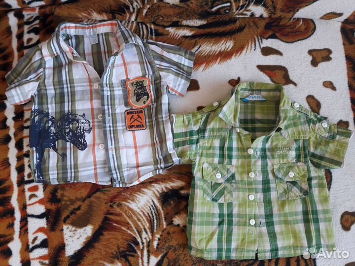 Детские рубашки 3 шт
