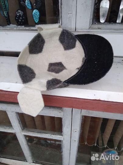 Шапка банная футбольная фанатская. СССР