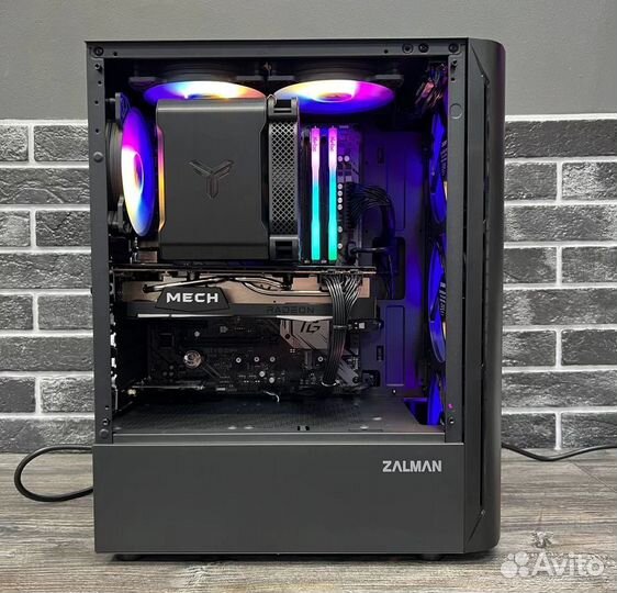 Игровой компьютер Ryzen 5 5600X + RX 6750XT + 16GB