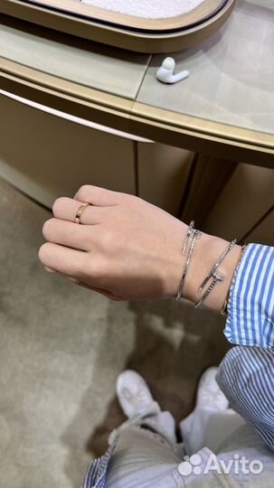 Cartier NEW коллекция браслет гвоздь белое золото