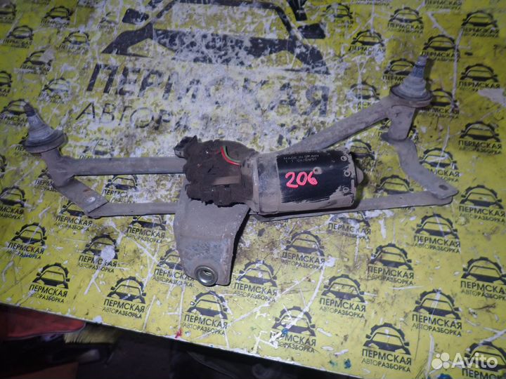 Трапеция стеклоочистителей Peugeot 206 1998-2012