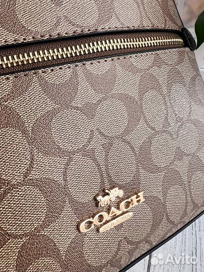 Рюкзак coach натуральная кожа