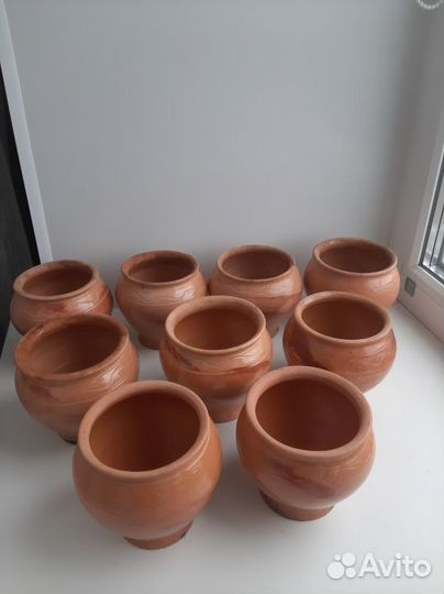 Горшочки глиняные для запекания