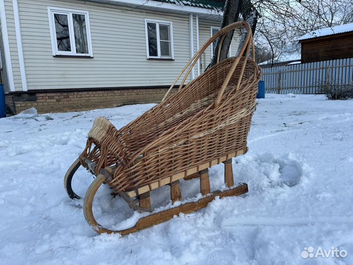 Сани деревянные