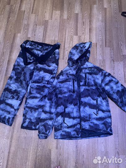 Комплект зимний синий мох