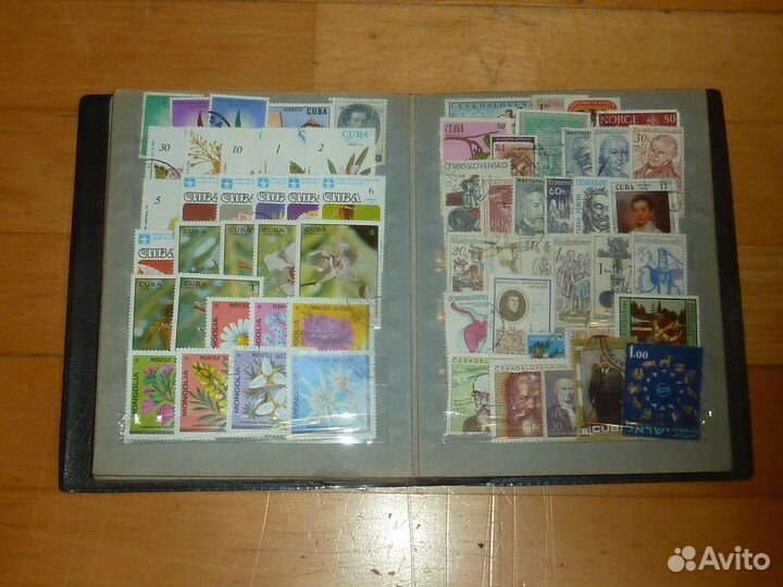 Спорт Живопись Флора 428 марок гашеные в альбоме