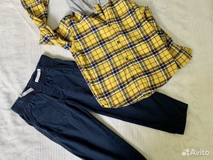 Комплект для мальчика Carter’s рубашка и брюки