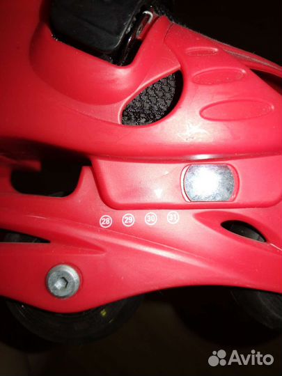 Роликовые коньки детские раздвижные