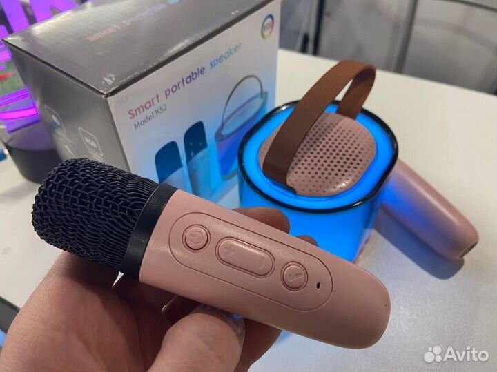 Блютуз колонка с караоке