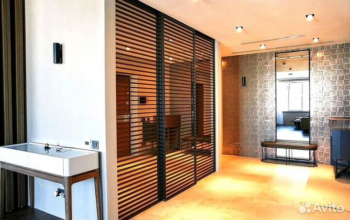 Перегородки раздвижные лофт