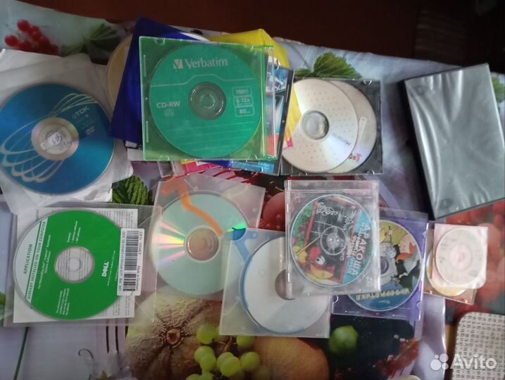 Диски CD-rw, коробка для дисков