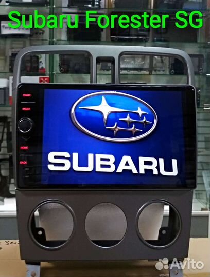 Subaru Forester SG магнитола Android с крутилкой