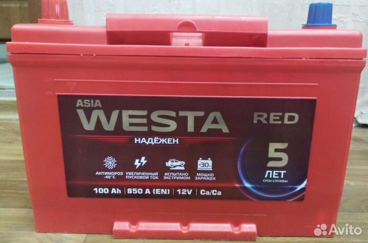 Акб 100 Ач Westa Asia (на ssangyong)