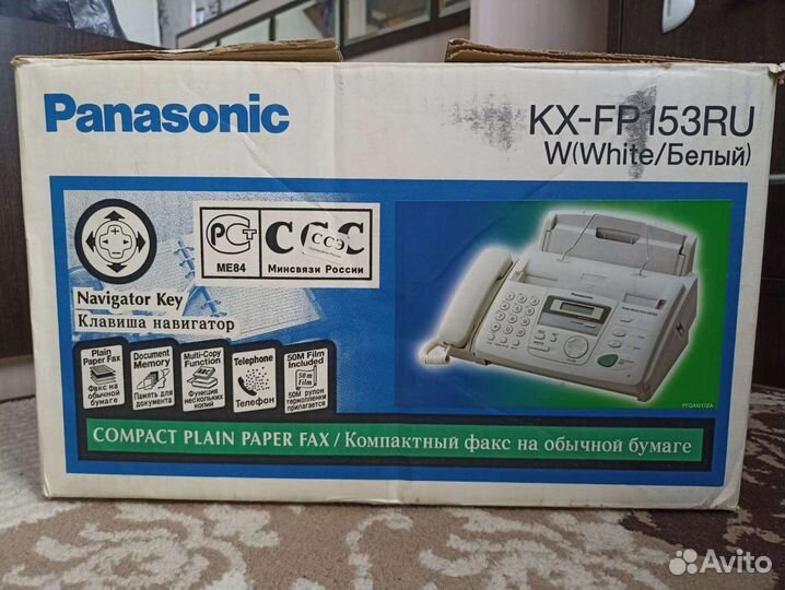 Факс panasonic KX-FP153RU