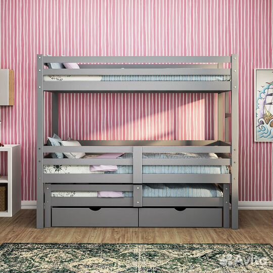 Двухъярусная детская кровать
