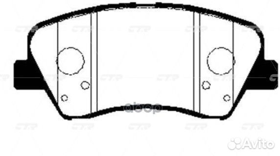 Колодки тормозные hyundai i30/elantra 11/ceed