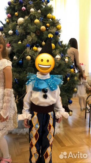 Детский карнавальный костюм Пьерро