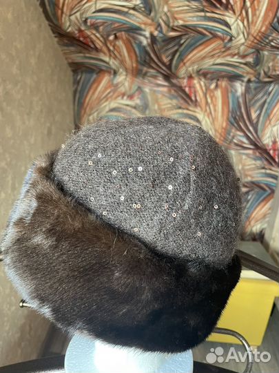 Шапка женская с норкой