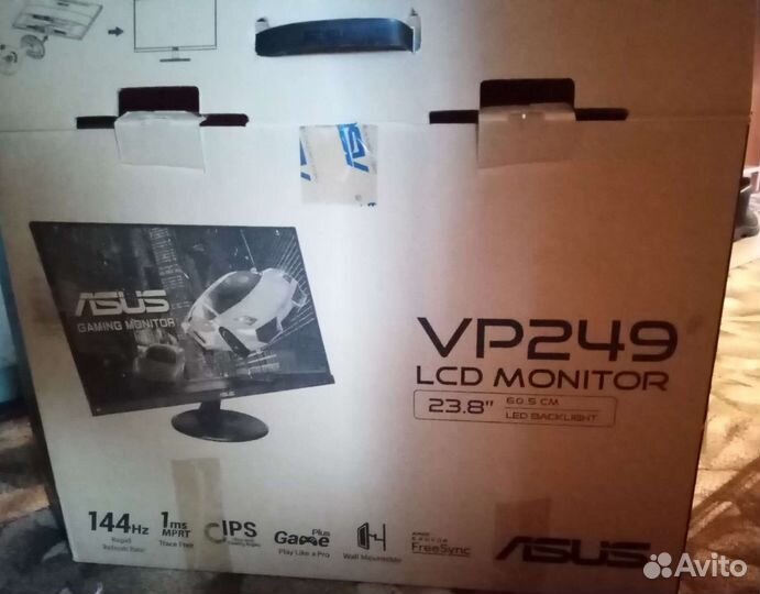 Монитор Asus vp249qgr 1920x1080