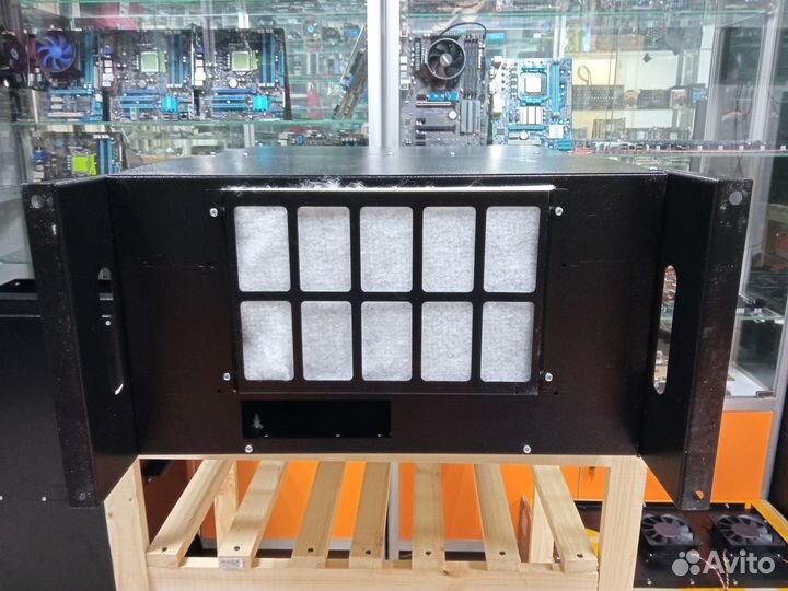 Корпус для майнинг фермы на 6 карты Crypton