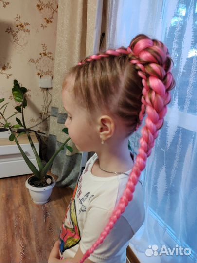 Плетение кос с канекалоном