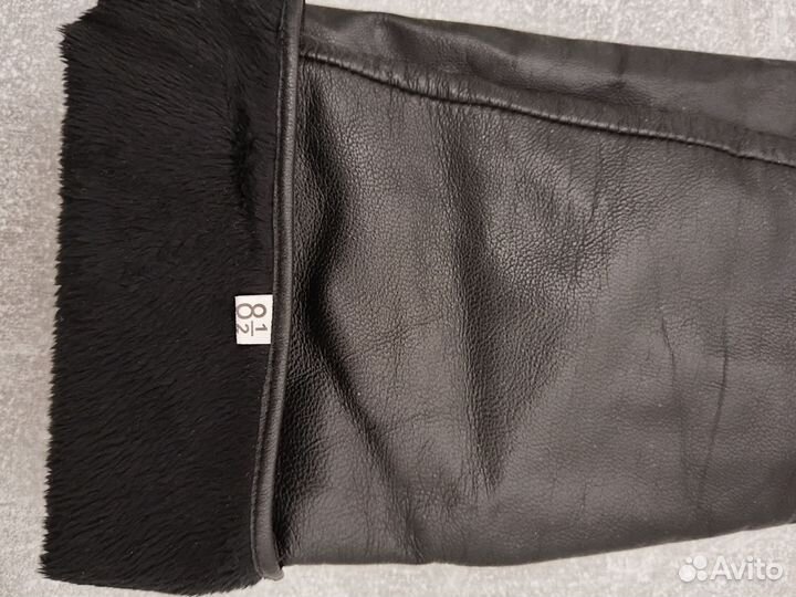 Перчатки женские кожаные новые