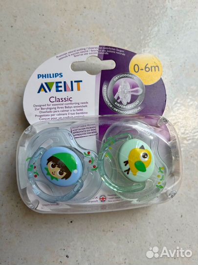 Пустышка Avent 0 6