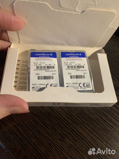 Линзы контактные мультифокальные