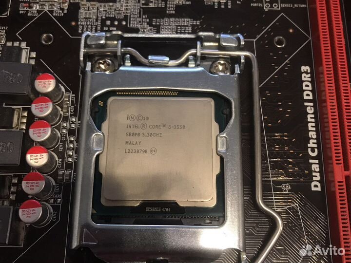 Материнская плата с процессором intel core i5 3550