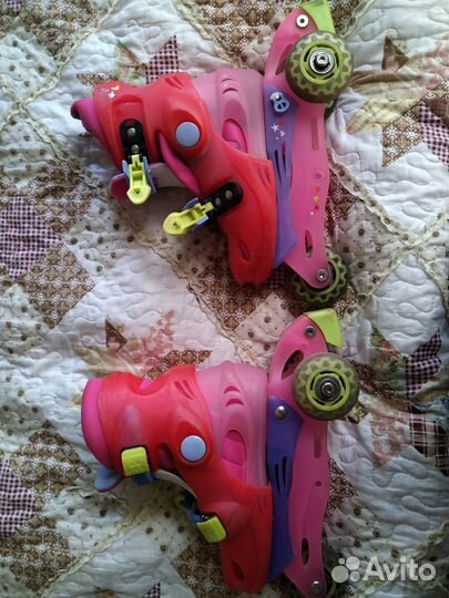 Продам ролики 30-33, шлем, защиту