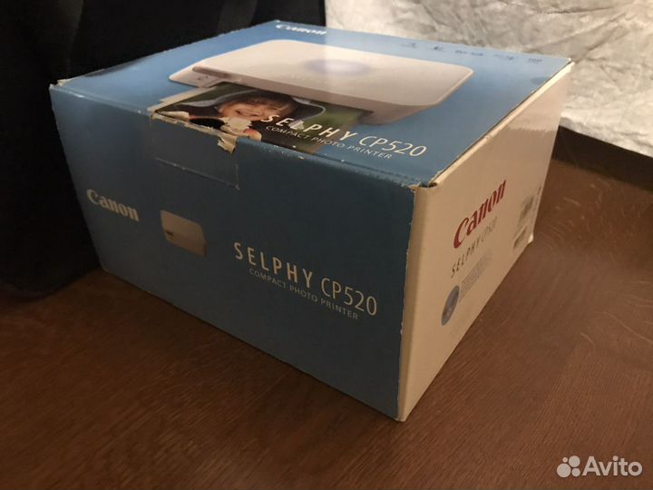 Принтер selphy cp520 compact photo printer