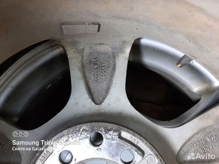 Литье диски r15 4x100,5100,бу
